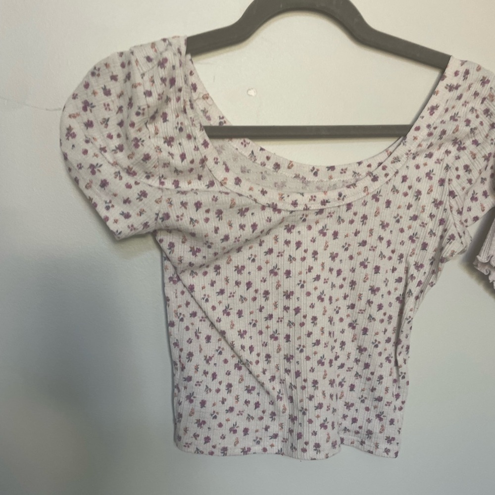 Floral crop top
